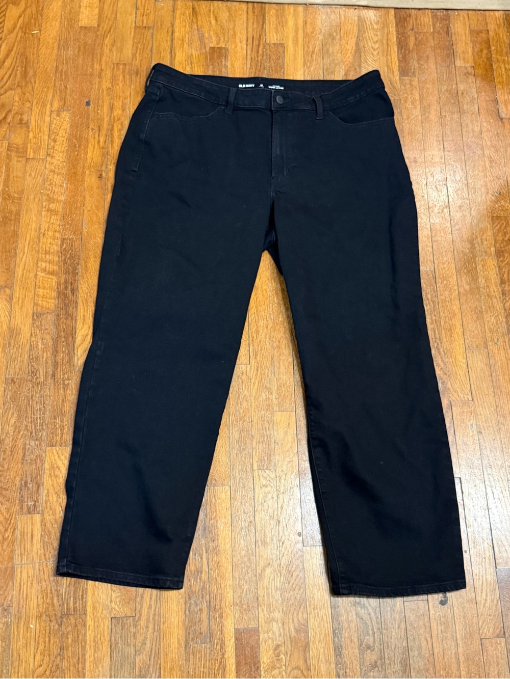 Old Navy Women's Black Wow Loose Jeans